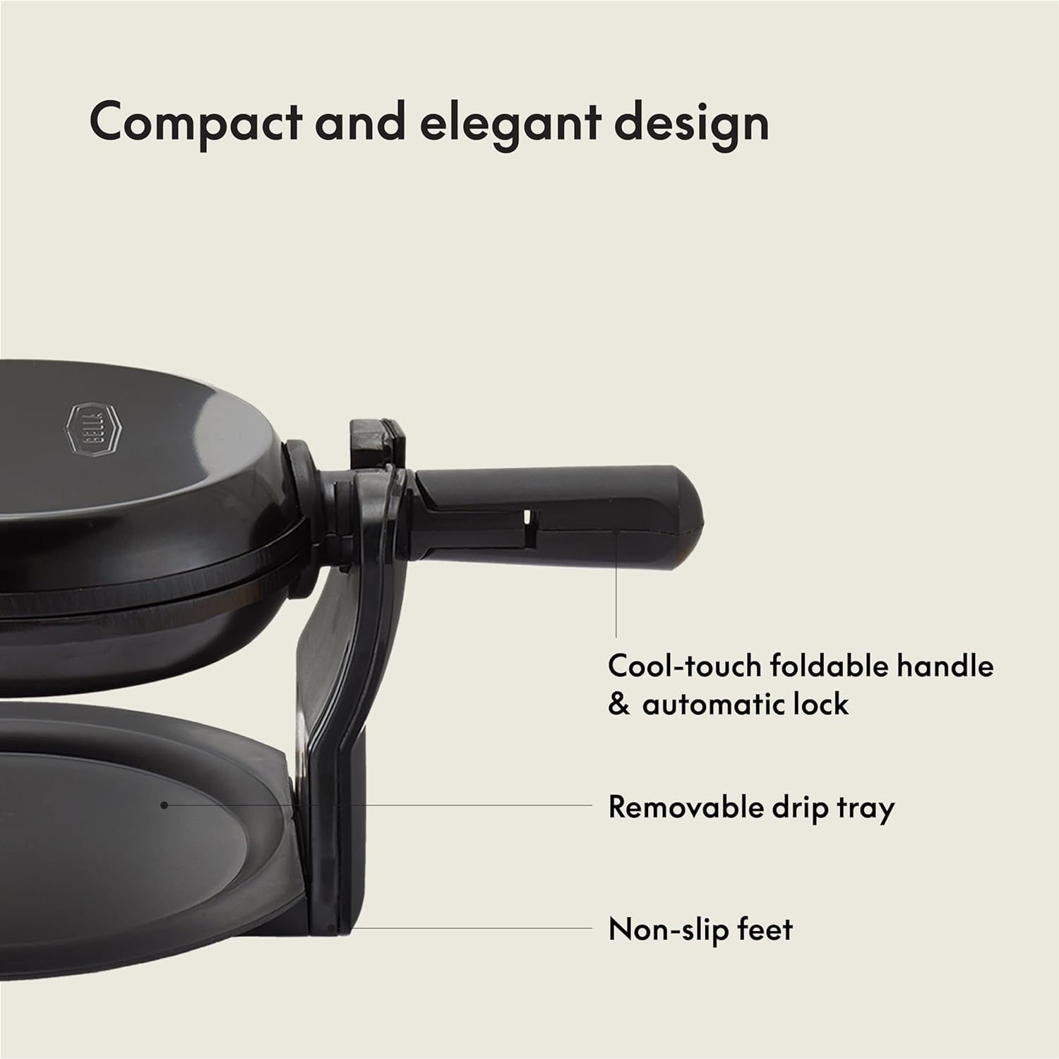 Amazon.com: bella Classic Rotating Belgian Waffle Maker with